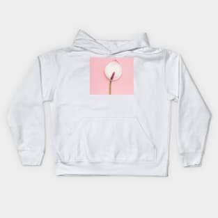 Blush Peace Lily Kids Hoodie